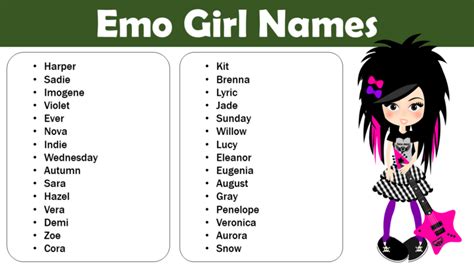 emo名字|450+ Emo Names Ideas – Pick Your Favorite One